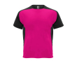 T-shirt de sport pour enfant bicolore 140 g/m² Roly Bugatti couleur fuchsia