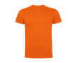 T-shirt enfant en jersey de coton 165 g/m2 Roly Kurzarm-Kinder-T-Shirt aus Baumwolljersey, 165 g/m2 Roly couleur orange