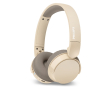 Casque sans fil et pliable de la marque Philips couleur beige