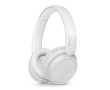 Casque pliable avec bouton lecture longue durée Philips couleur blanc