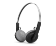 Casque audio à arceau au design rétro marque Phillips couleur noir