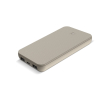 Batterie externe pour charger 3 appareils simultanément 10 000 mAh couleur beige