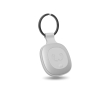 Localisateur d’objets avec porte-clés compatible avec Apple couleur gris clair