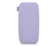 Powerbank rectangulaire pour charger 3 appareils simultanément 20 W couleur lilas
