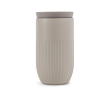 Gobelet isotherme en acier inoxydable avec couvercle à bouton 320 ml couleur beige