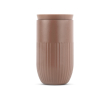 Gobelet isotherme en acier inoxydable avec couvercle à bouton 320 ml couleur rose pastel