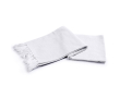 Serviette en coton recyclé type Hammam de couleur unie 150x90cm couleur gris clair