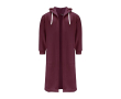 Peignoir en coton et polyester avec capuche ajustable taille S/M couleur bordeaux
