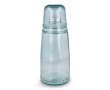 Carafe avec bouchon métallique et verre assorti 1 L couleur transparent