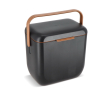 Glacière portable compacte anti-fuite pour boissons et snacks 8 L couleur noir