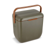 Glacière portable compacte anti-fuite pour boissons et snacks 8 L couleur vert militaire