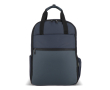 Sac à dos idéal pour les voyages avec sangle pour valise et poignées couleur bleu foncé