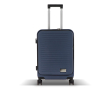 Valise cabine 20 pouces avec roues pivotantes à 360° couleur bleu foncé