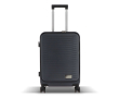 Valise cabine 20 pouces avec roues pivotantes à 360° couleur gris foncé