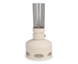 Lampe LED style vintage rechargeable avec capteur de souffle couleur beige