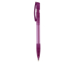 Stylo en plastique fabriqué en Allemagne à encre bleue rechargeable couleur violet transparent
