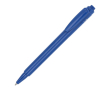 Stylo en plastique recyclé fabriqué en Italie, encre bleue couleur bleu
