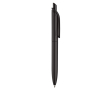 Stylo en plastique métallisé avec clip solide et recharge jumbo bleue couleur noir