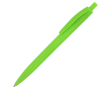 Stylo en plastique pour marquage d’entreprise avec encre bleue couleur vert lime