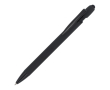 Stylo en aluminium recyclé au toucher doux avec stylet, encre bleue couleur noir