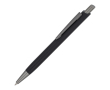 Stylo en aluminium avec clip métallique, toucher doux, encre bleue couleur noir