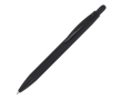 Stylo en aluminium recyclé au toucher doux, encre bleue couleur noir