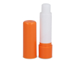 Baume à lèvres en matériaux recyclés dans plusieurs coloris couleur orange