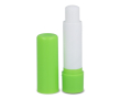 Baume à lèvres en matériaux recyclés dans plusieurs coloris couleur vert lime