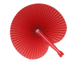 Eventail pliable et compact de différentes couleurs personnalisable couleur rouge