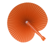 Eventail pliable et compact de différentes couleurs personnalisable couleur orange