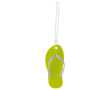 Porte-clés d’été en forme de tongs avec corps en EVA Menorca couleur vert lime