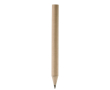 Petit crayon en bois avec pointe taillée couleur bois