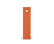 Spray rectangulaire pour nettoyer le téléphone avec chiffon microfibre couleur orange