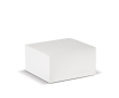 Bloc-notes de 420 feuilles lisses avec certification FSC 10x10x5cm couleur blanc