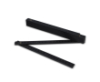 Règle en bois coloré pliable résistante aux chocs 2M couleur noir