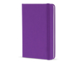 Carnet en PU de plusieurs couleurs vives avec pages lignées FSC A6 couleur mauve
