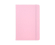 Carnet en PU de plusieurs couleurs vives avec pages lignées FSC A5 couleur rose pastel