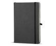 Carnet A5 à couverture rigide en PU, pages lignées couleur noir