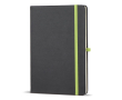 Carnet A5 à couverture rigide en PU, pages lignées couleur vert
