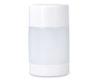 Set de voyage avec 3 flacons de 40 ml pour les produits de toilette couleur blanc