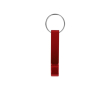 Porte-clés décapsuleur et ouvre-boîtes en aluminium léger couleur rouge