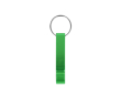 Porte-clés décapsuleur et ouvre-boîtes en aluminium léger couleur vert