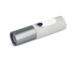 Lampe rechargeable à LED avec plusieurs modes et fonction zoom couleur blanc