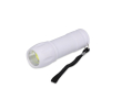 Lampe de poche en plastique recyclé avec plusieurs coloris de lumière couleur blanc