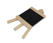 Tableau en chevalet en bois avec craie pour petits messages couleur naturel