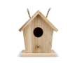 Nichoir en bois avec entrée frontale de 30 mm pour jardin couleur naturel
