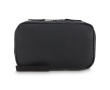 Pochette organisatrice en plastique recyclé avec fermeture éclair couleur noir