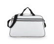 Sac de voyage et de sport avec poignées courtes et longues 30 L couleur blanc/noir