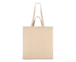 Sac en coton OEKO-TEX couleur naturelle à double anses 140 g/m² couleur beige