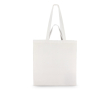 Sac en coton OEKO-TEX multicolore à double anses 140 g/m² couleur blanc